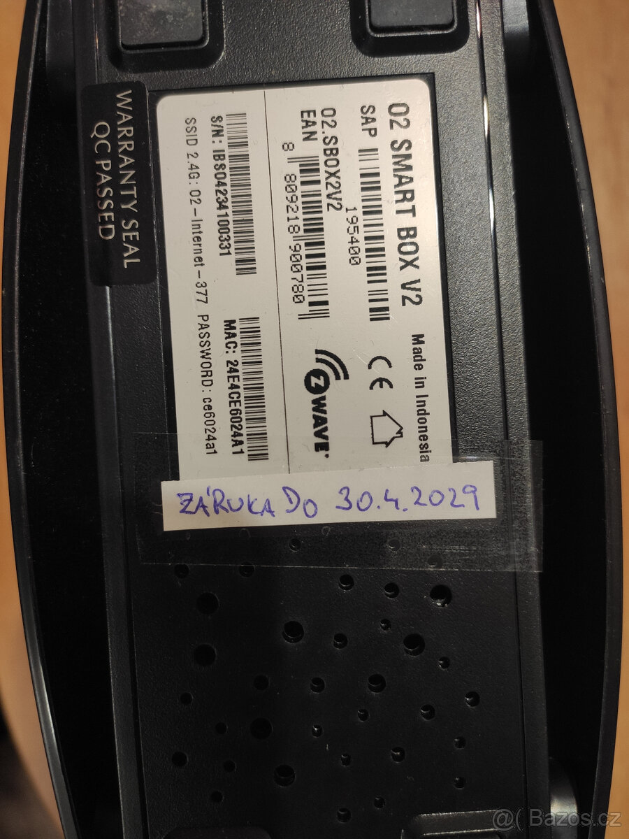 ZÁRUKA 4/2029 SMART BOX O2 MODEM s fólií smartbox V2 druhé g - 4