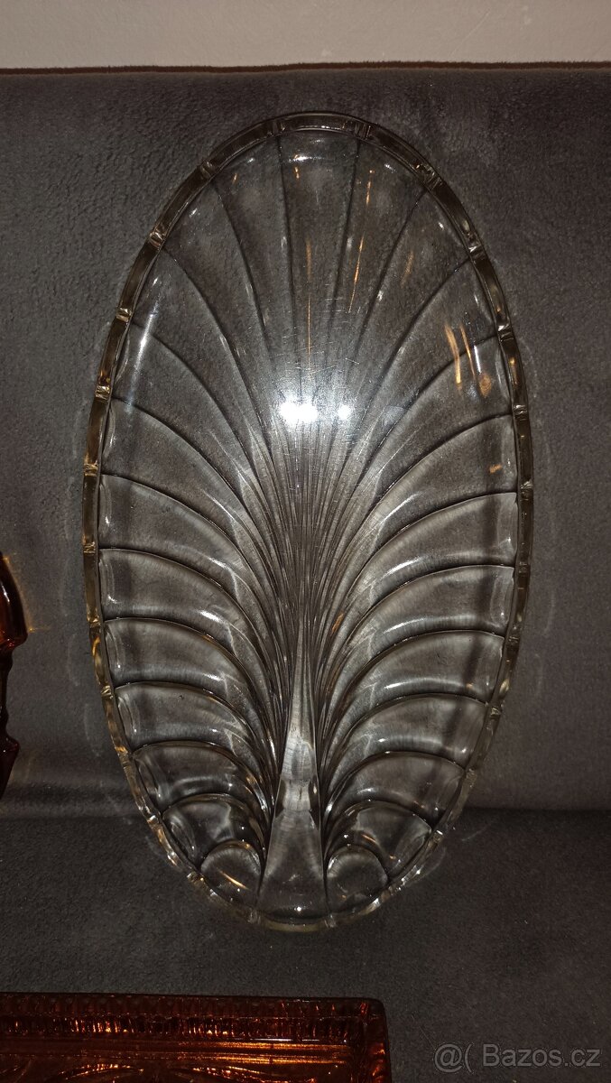 3x skleněný tác - 4