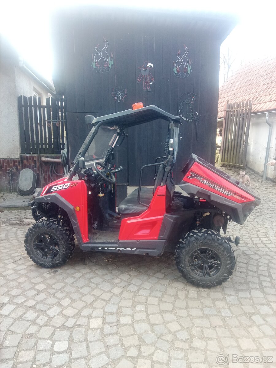 Prodám utv čtyřkolku linhai 550 t boss