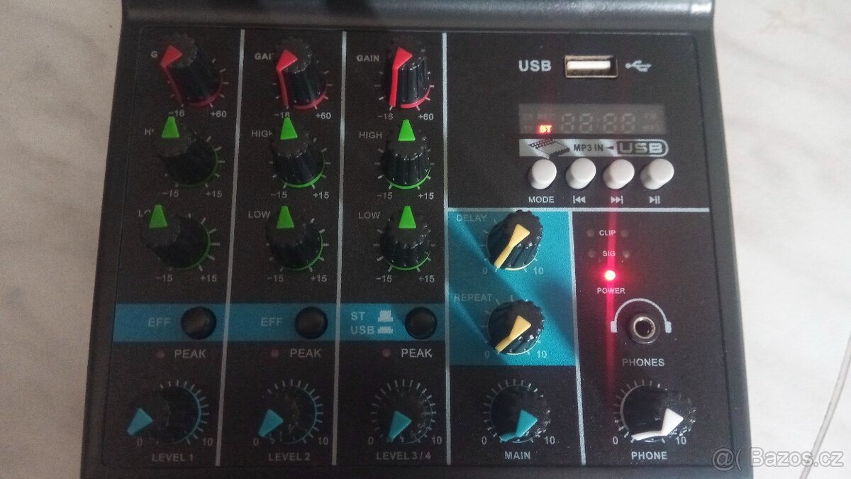 Mini mixpult Foyu FO-M004 s BT - 4