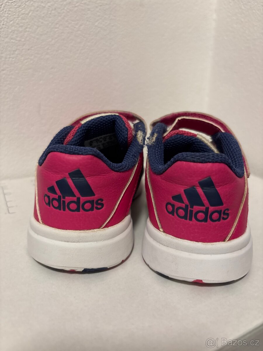Dívčí růžové tenisky Adidas vel. 25 - 4