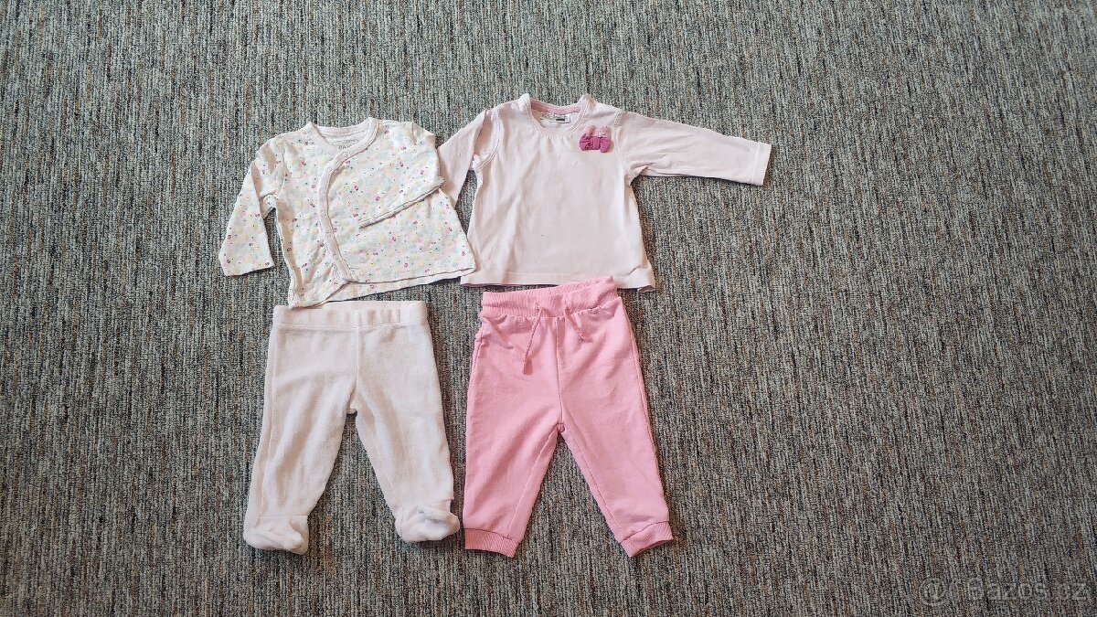 Set oblečení holčička vel. 74, cena za vše - 4