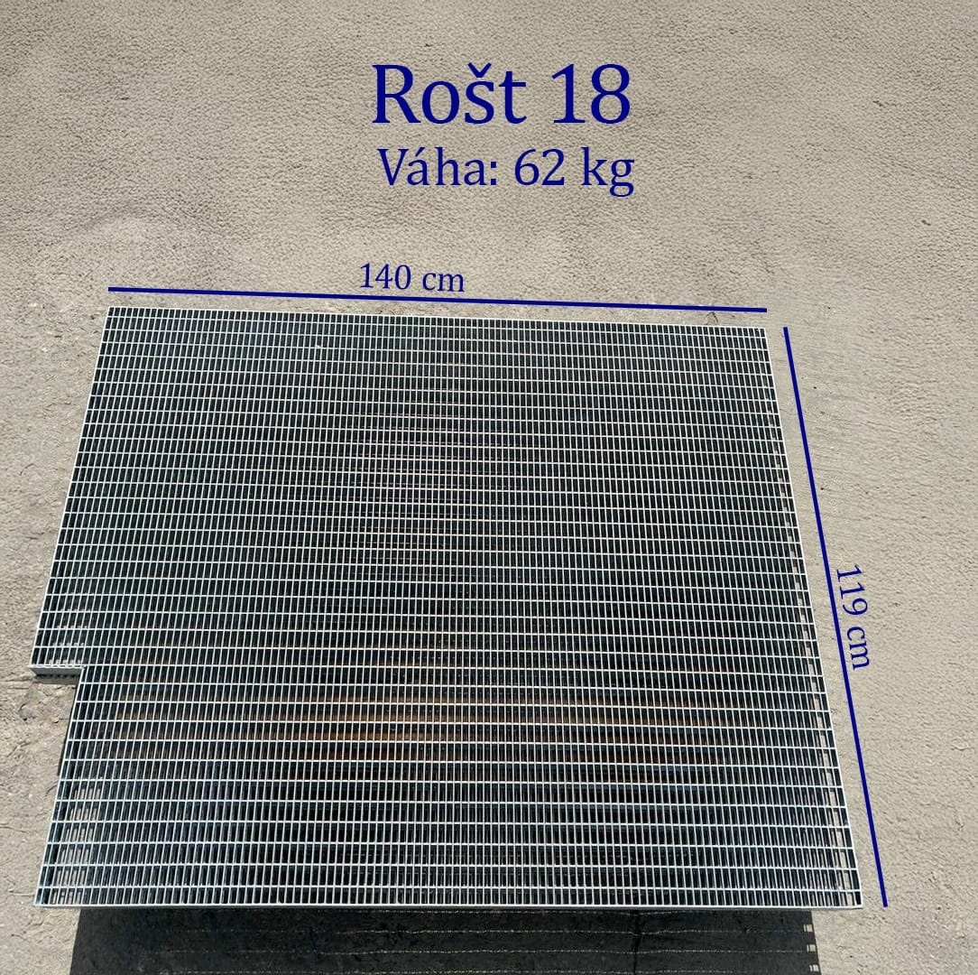 VÝPRODEJ pozinkované rošty a schodnice - 4