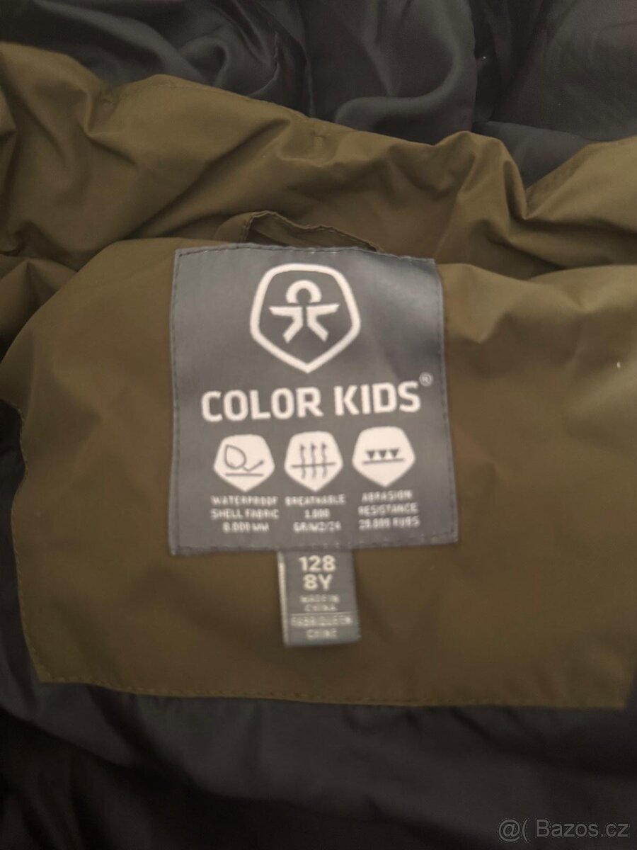 Bunda COLOR KIDS vel.128 dark olive - 4