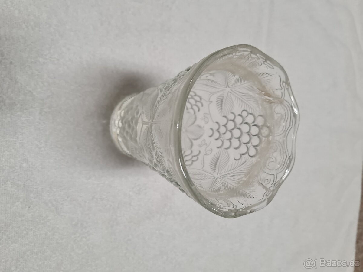 Skleněná váza stará - 4