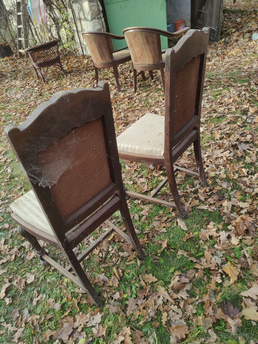 Staré dubové židle - 4
