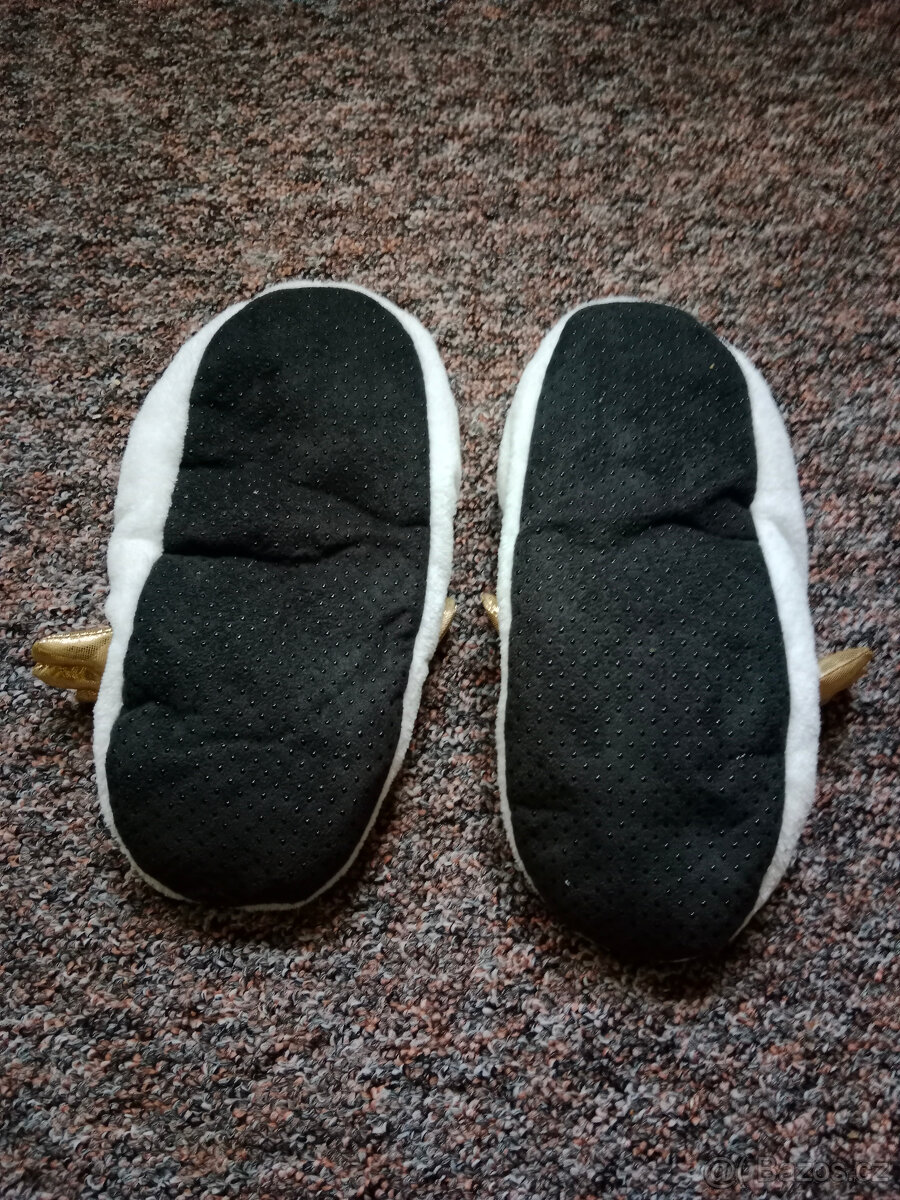 Vánoce - retro stojánek, sobí bačkory, vánoční dekorace - 4