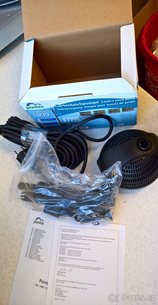 Fontánové čerpadlo Pontec Pondo VARIO 1000 - NOVÉ - 4