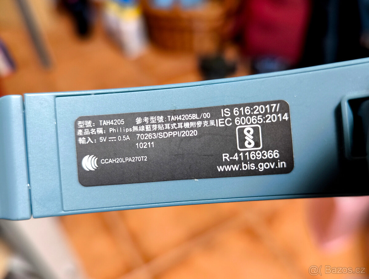 Bezdrátová sluchátka Philips TAH4205 – Prodám 2ks - 4