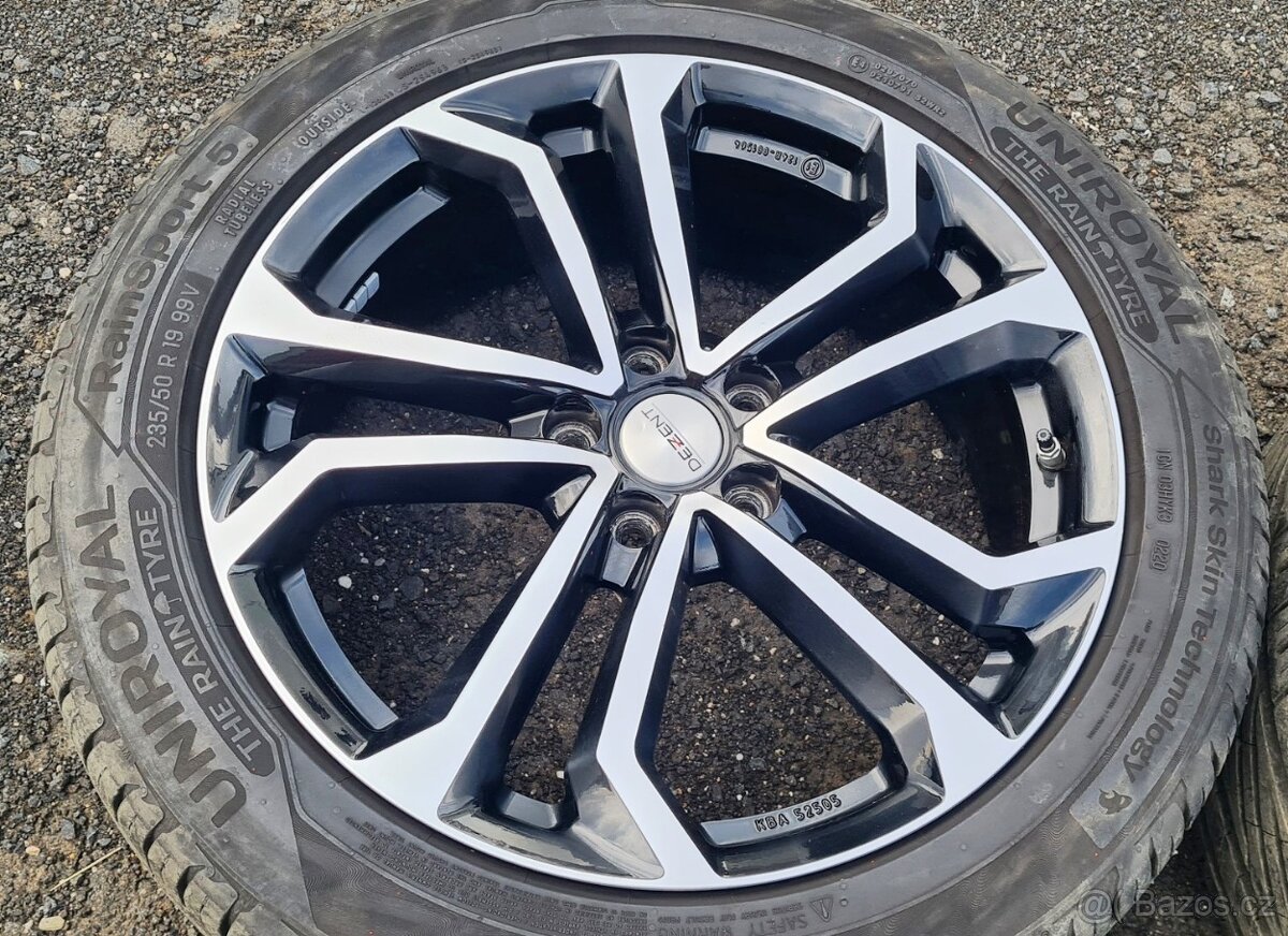 Letní alu Hyundai Tucson 5x114,3 Uniroyal 235/50R19, 8mm - 4