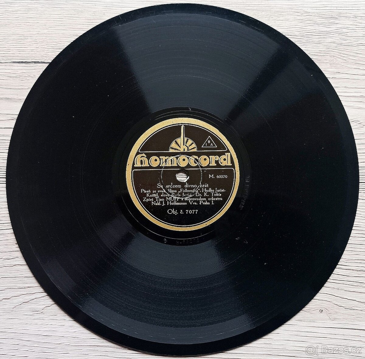 Sada 2 - 5 československých šelakových gramodesek 1930-1932 - 4