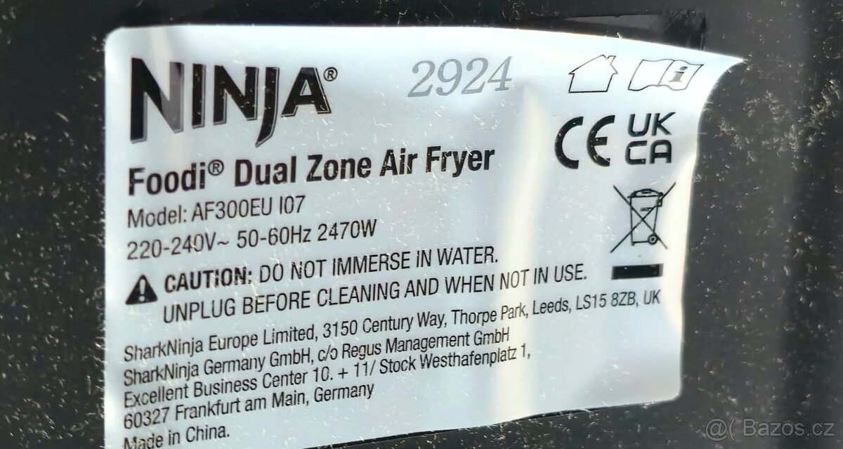 Horkovzdušná fritéza Ninja AF300EU - 4