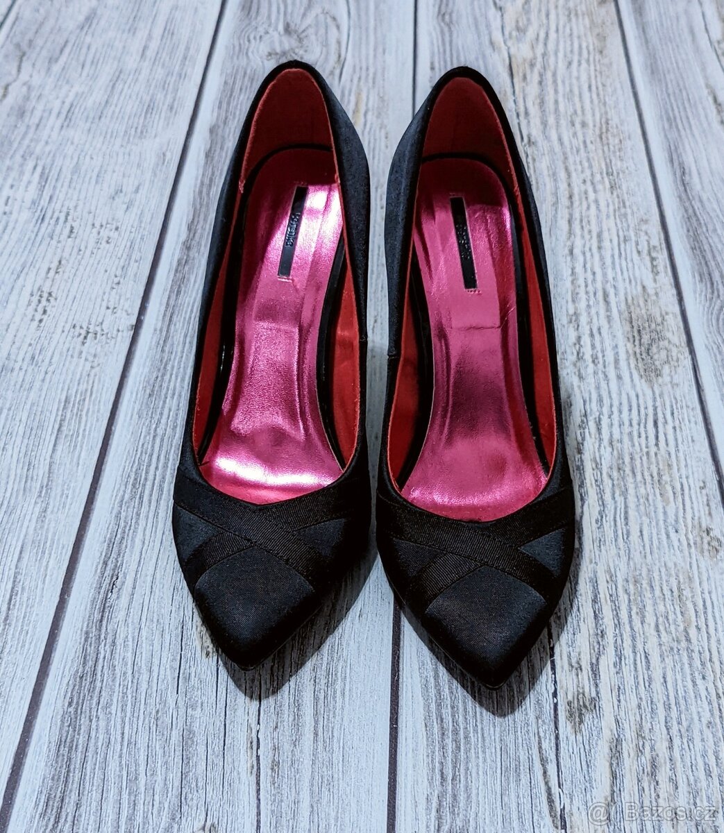 Černé lodičky Bershka vel. 36 - 4