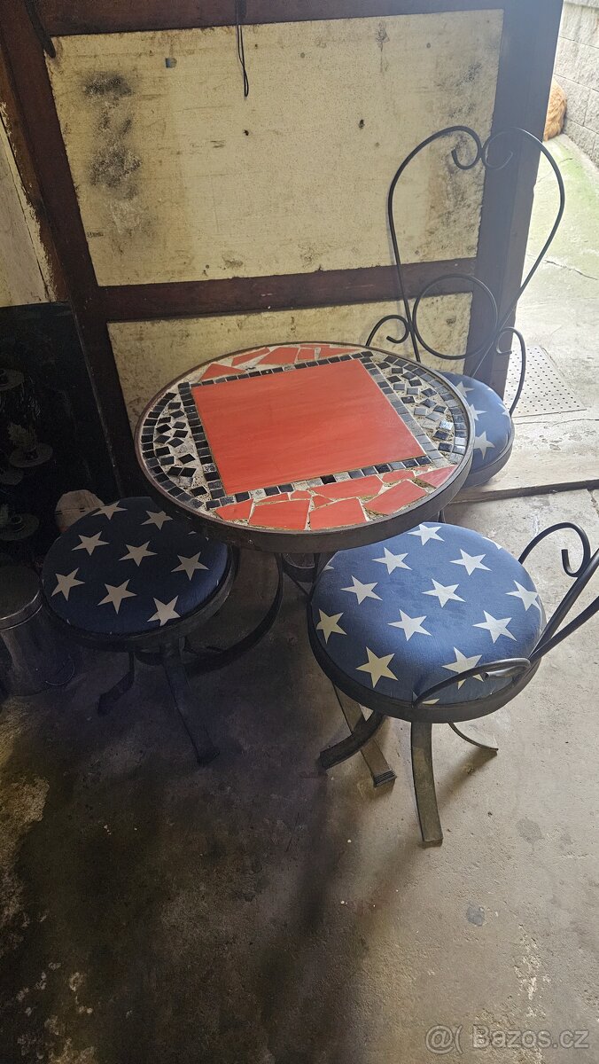 Zahradní kovaný set - 4