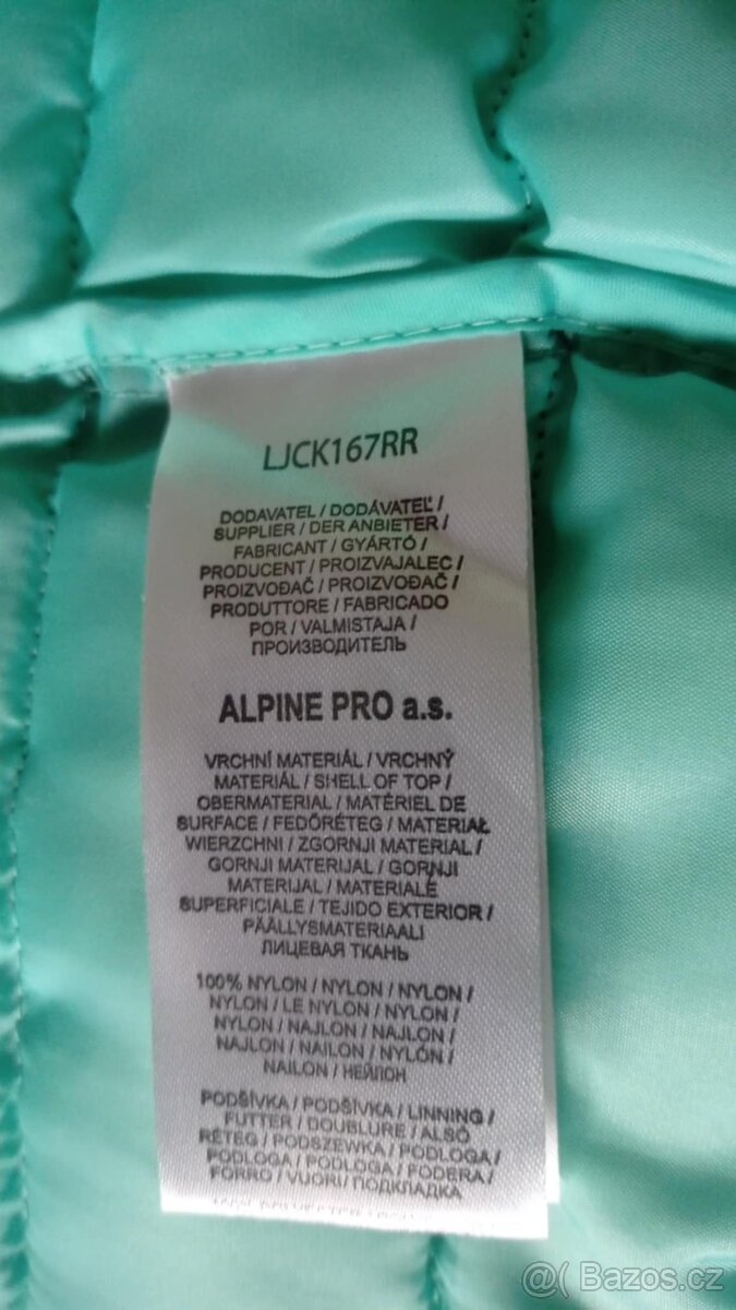 Nová dámská prošívaná bunda Alpine Pro, L - 4