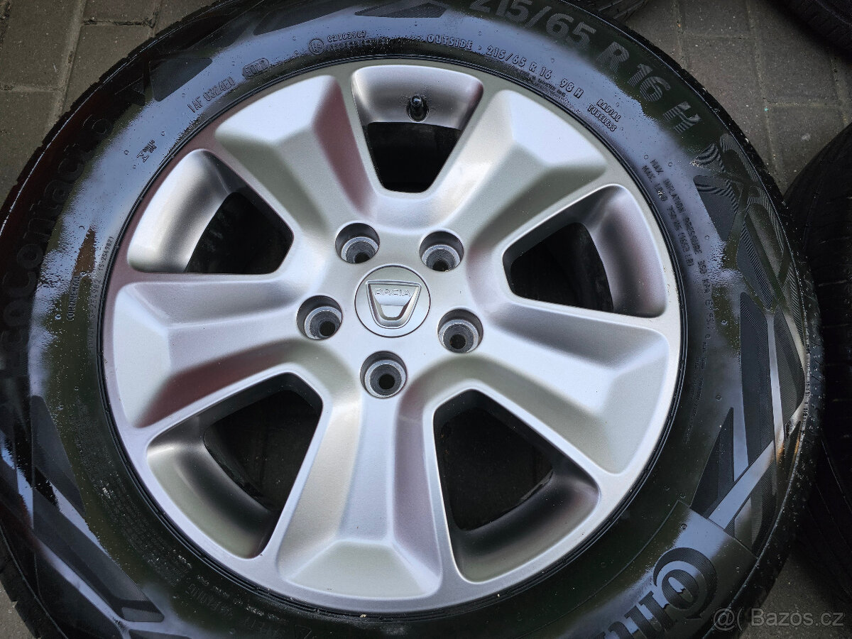 ALU kola letní disky Dacia Duster R16 5x114,3 ET50 6,5J - 4
