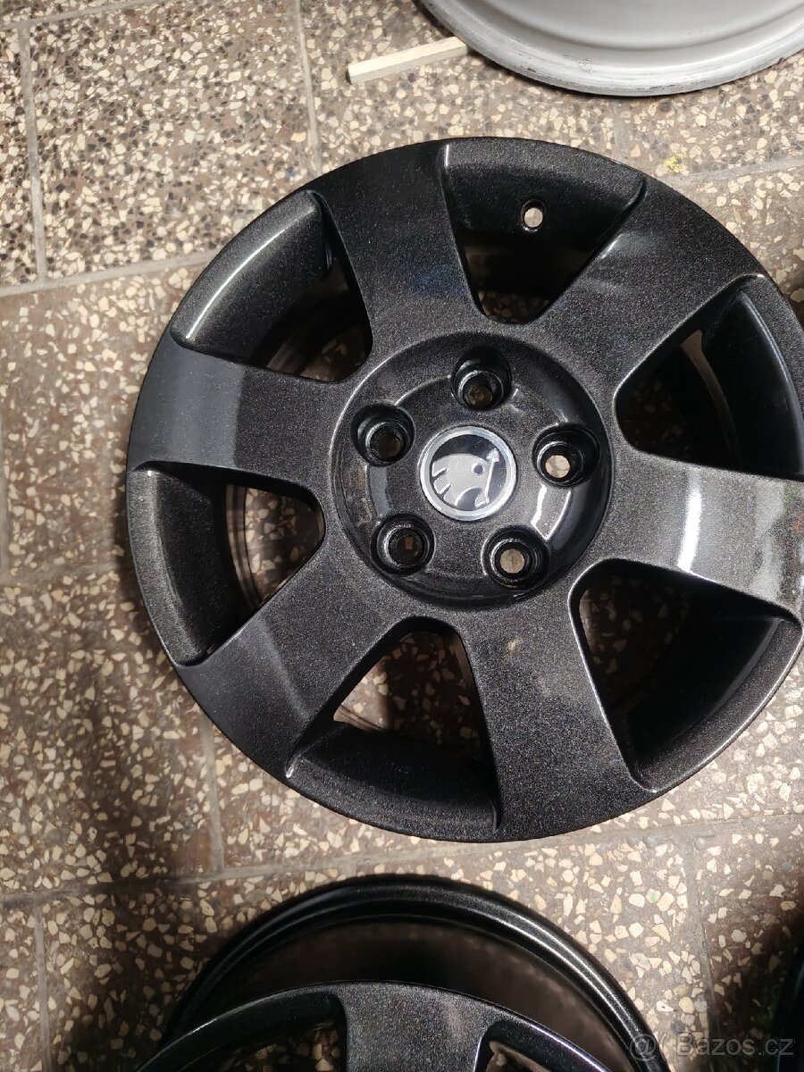 ALU disky originál Škoda 5x112 r15 (sada č.5) - 4