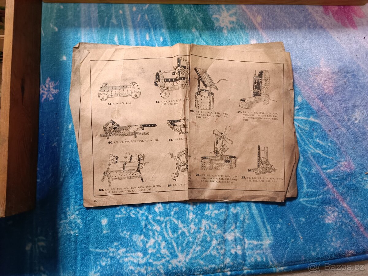 Stará retro stavebnice Vašek - 4