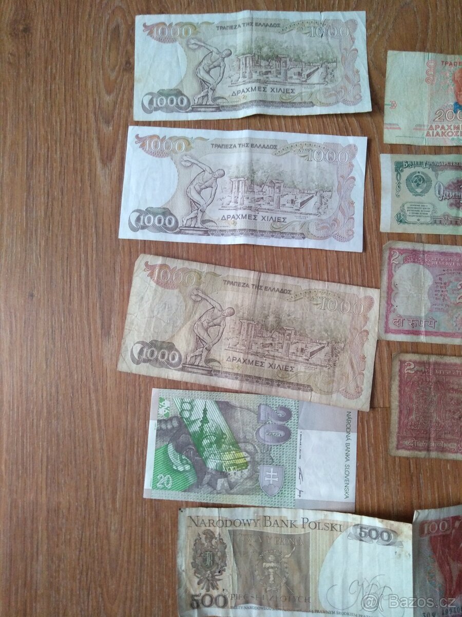 Staré bankovky, poukázky - 4