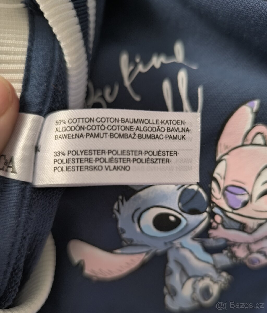 Mikina na patentky Stitch - 4