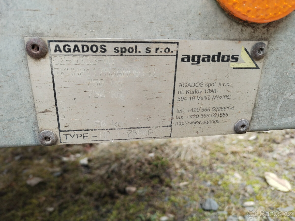 Přívěsný Vozík za auto AGADOS - 4