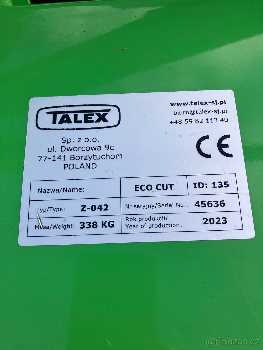 Bubnová sekačka Talex ECO CUT 135 - 4