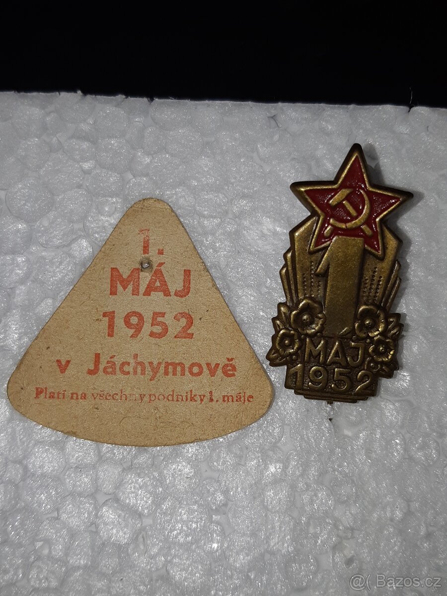 Štyri odznaky 1. M Á J A. - 4