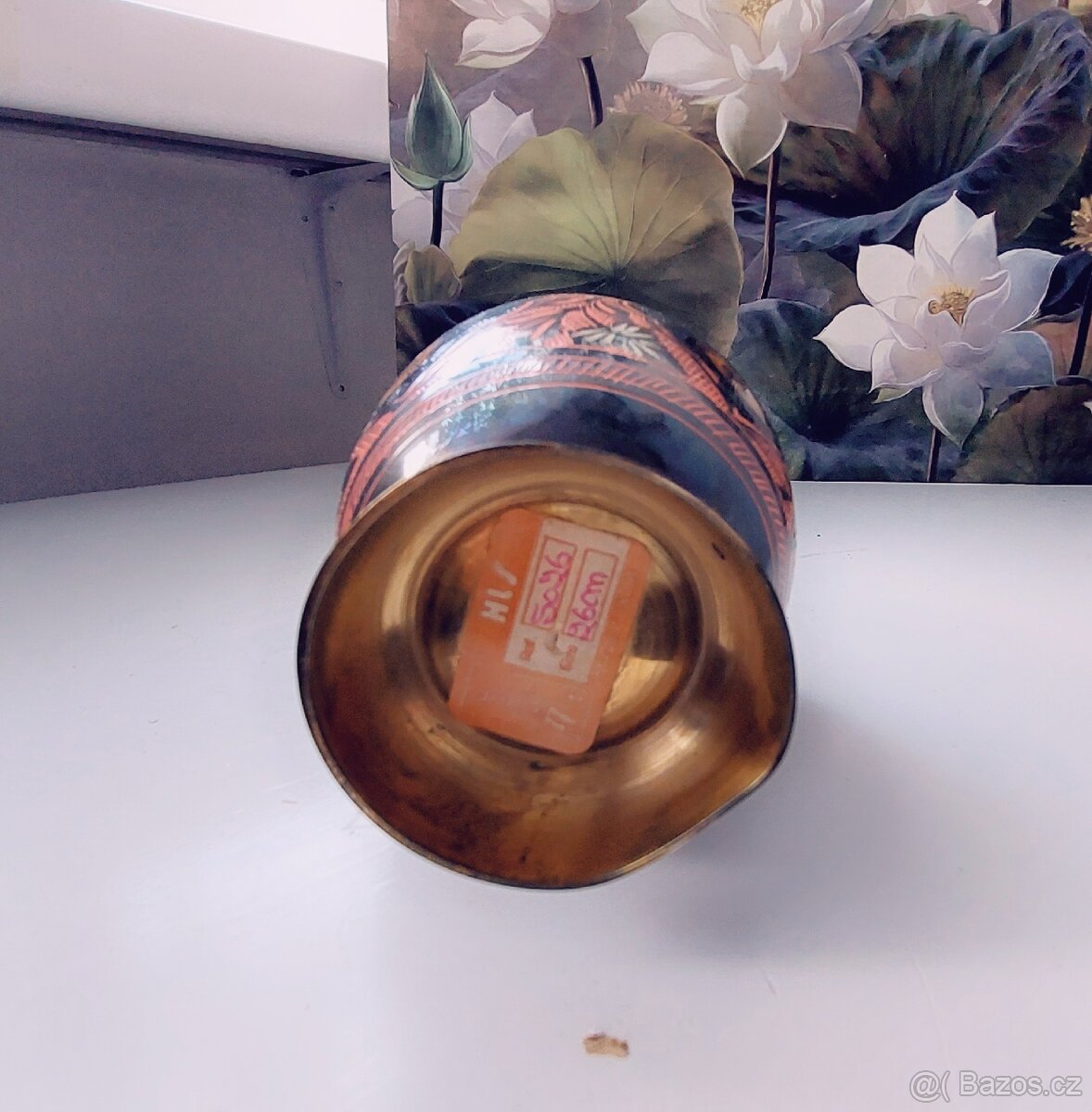 Váza mosaz 26cm - 4