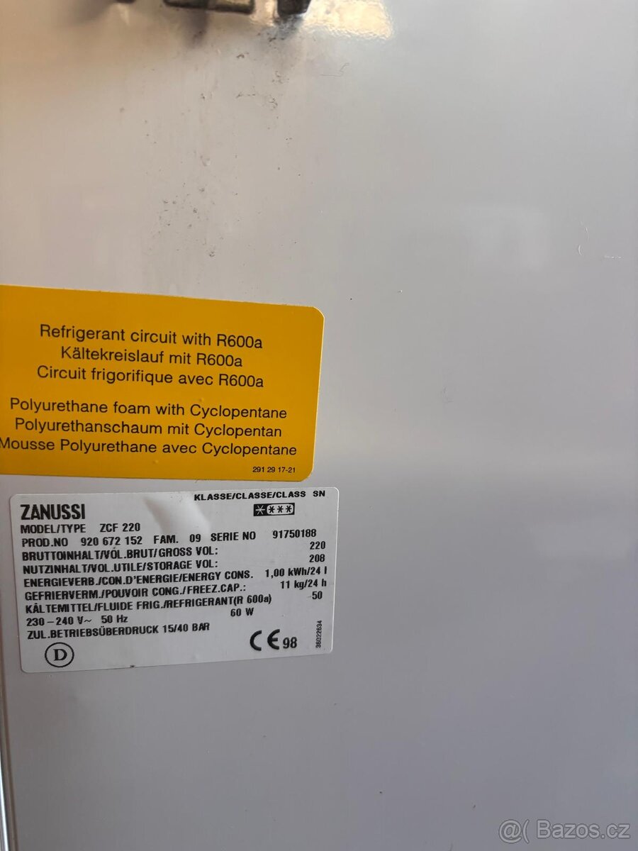 Pultový mrazák Zanussi - 4