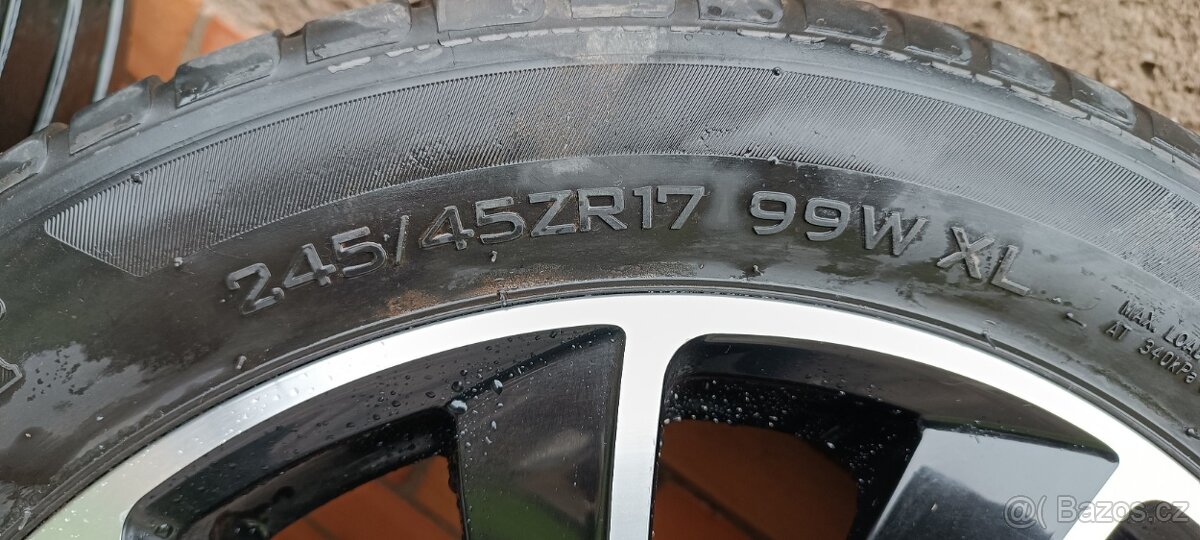 Letní alu+pneu BMW 245/45/17 - 4