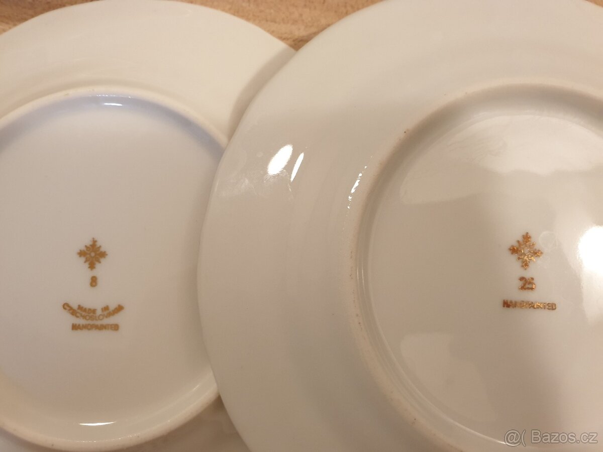 Porcelánové talíře Tři Grácie - 4