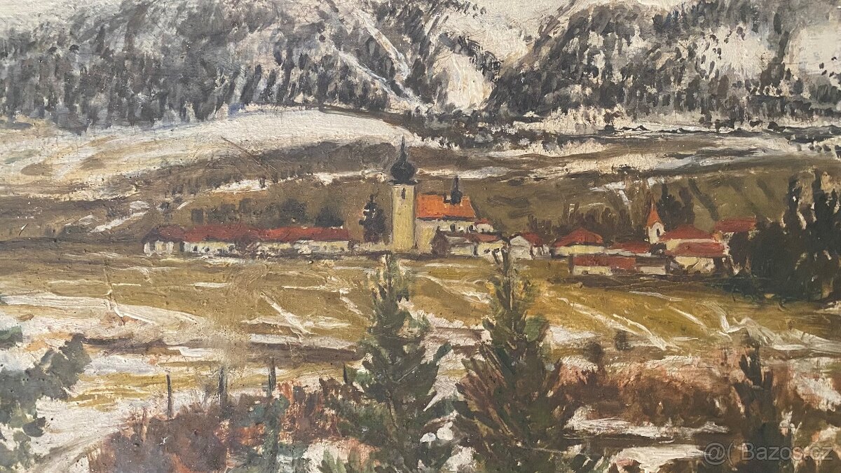 Starý malovaný obraz - 4