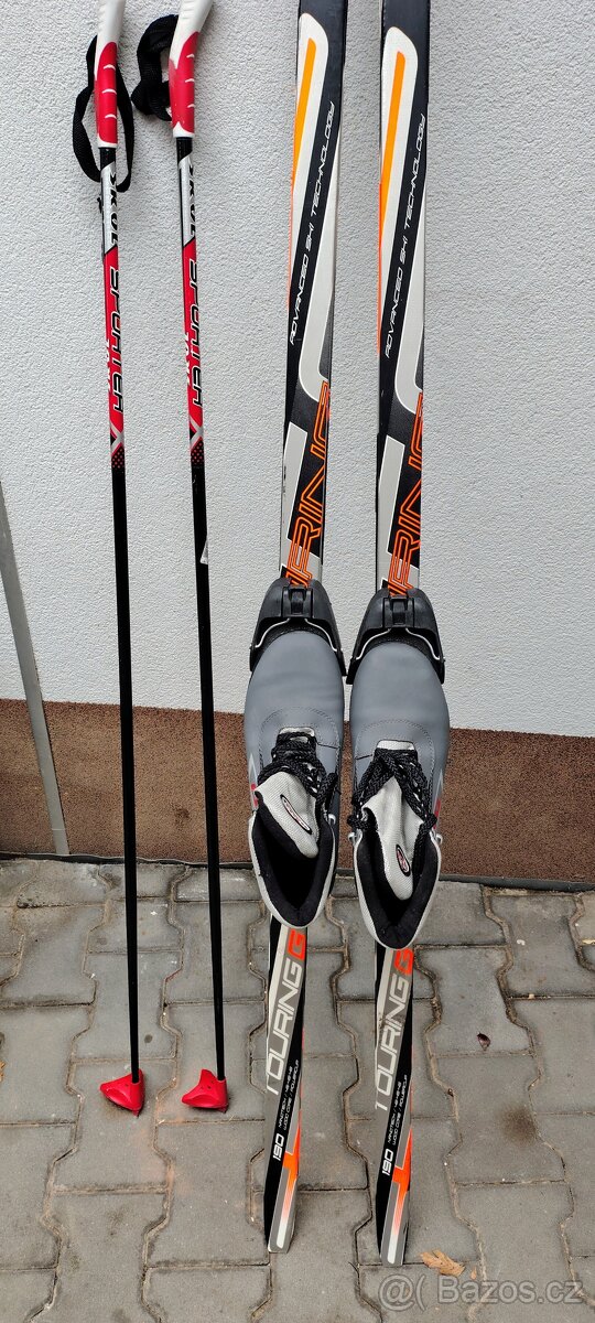 Běžecké lyže, boty, hůlky - 4