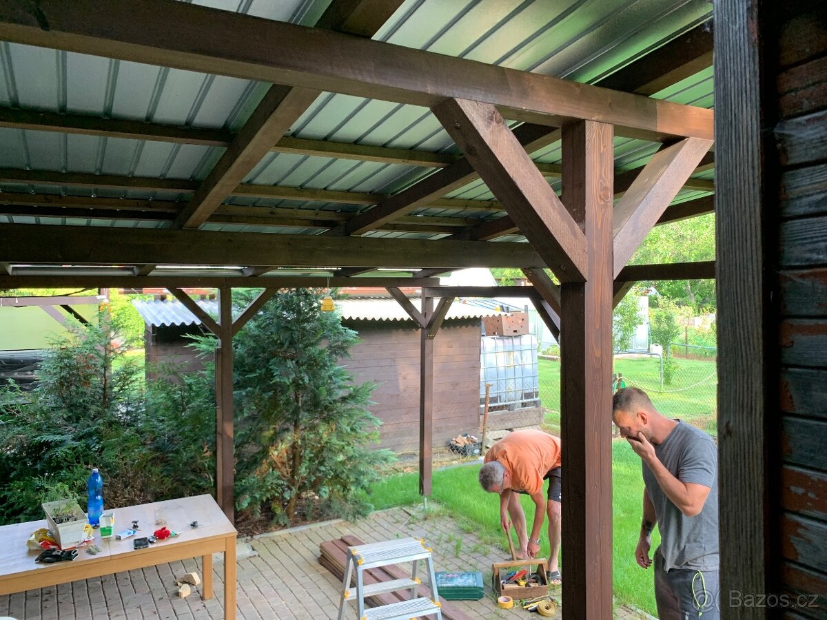 Dřevěná pergola 5x4 m - 4