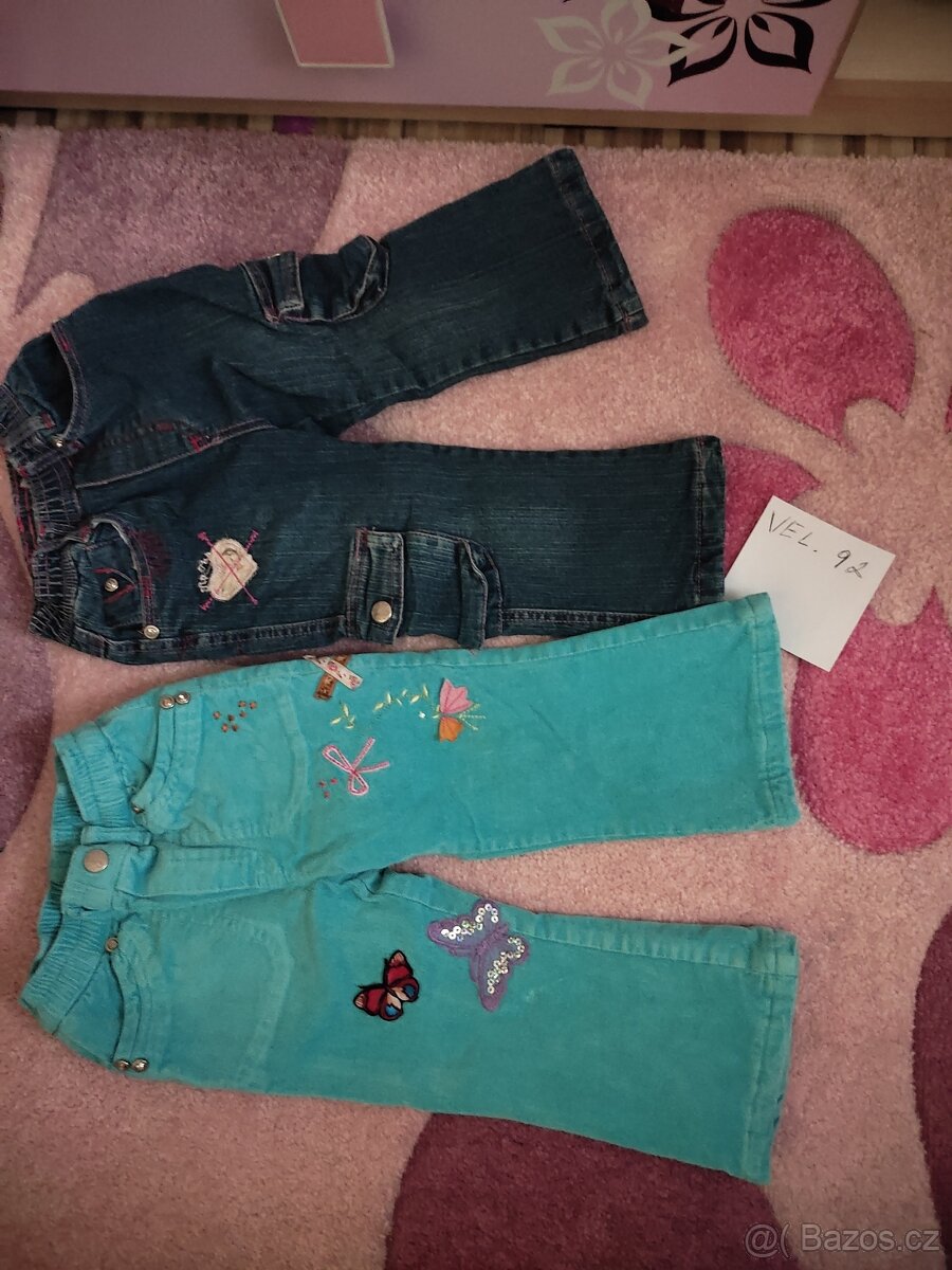 Zateplené kalhoty , tepláčky mix - 4