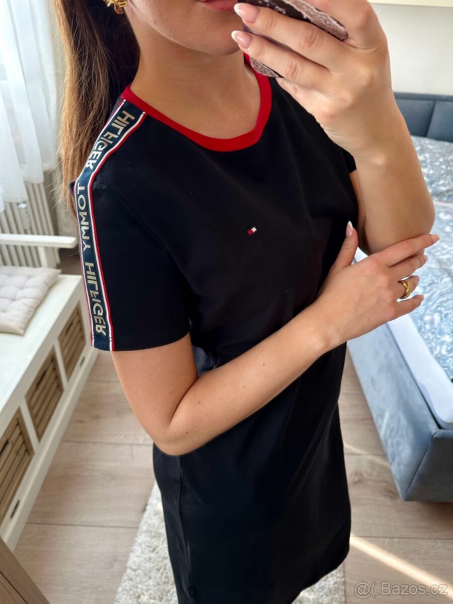 TOMMY HILFIGER ČERNÉ ŠATY - 4