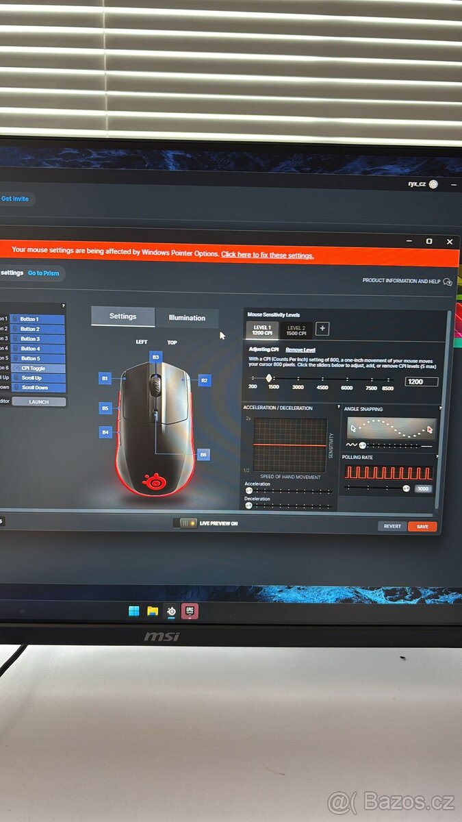 Herní myš Steelseries rival 3 gen 2 - 4