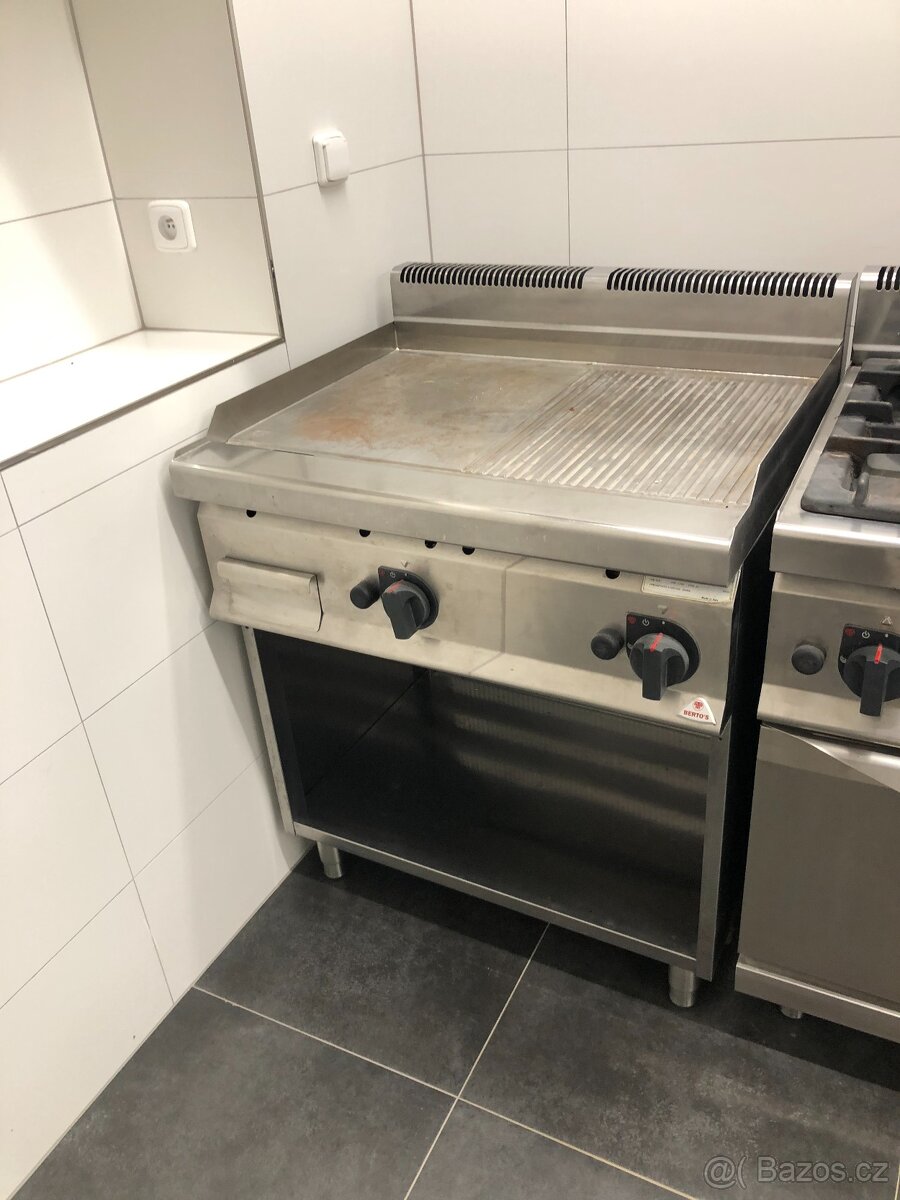 Plynová opékací deska BERTOS, 10,8kW - 4