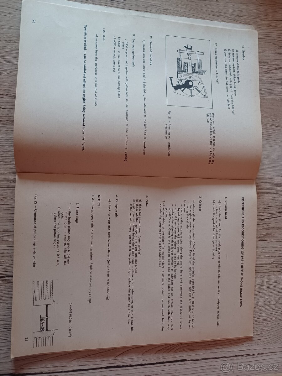 Dílenská příručka ČZ 125/488, 175/487 - 4