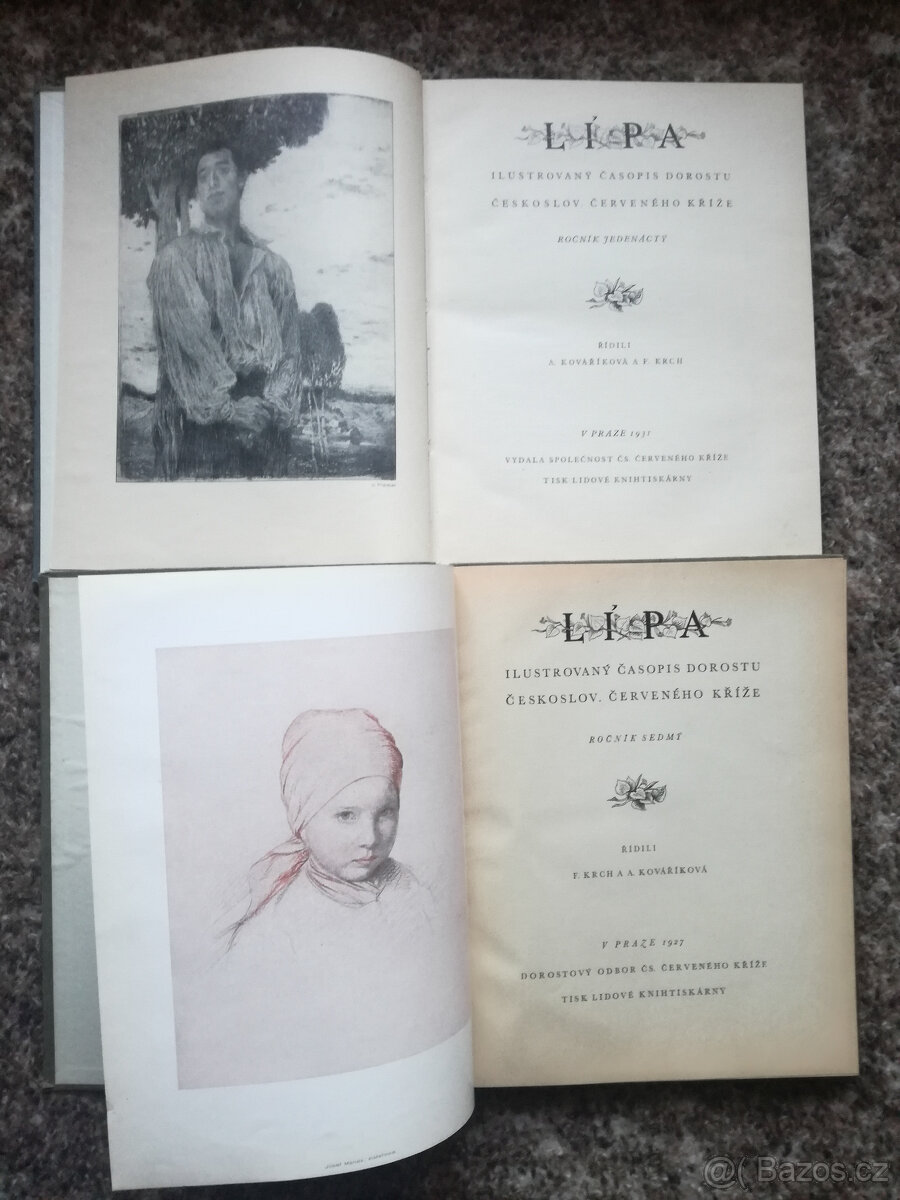 LÍPA Časopisy - ročníky 7 + 11 - 1927 + 1931 - 4