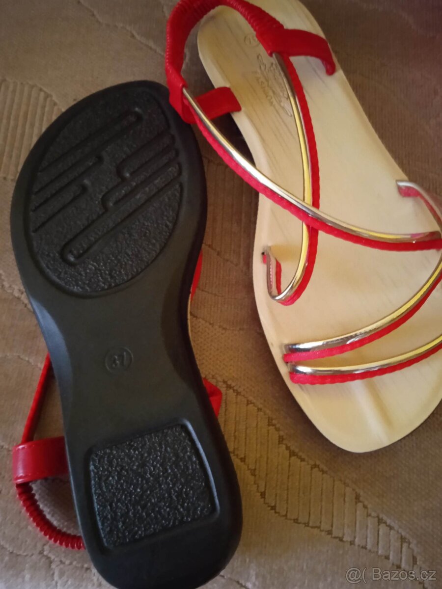Dámské letní páskové boty - 4
