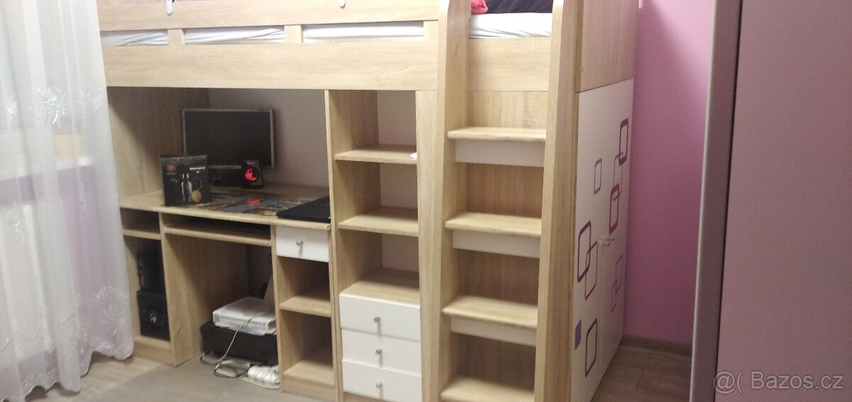 DĚTSKÁ PATROVÁ POSTEL 90x200CM - 4