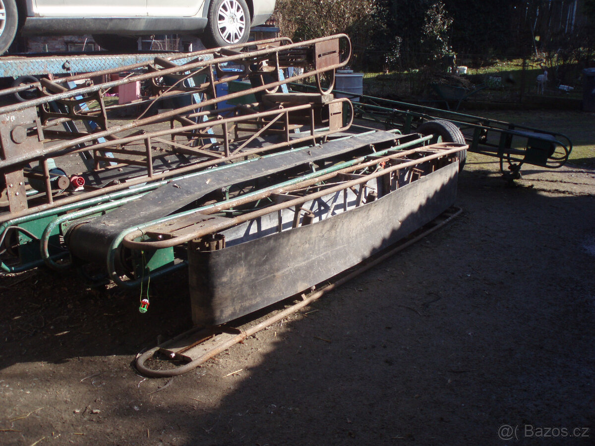 pásový dopravník 4m,380V - 4