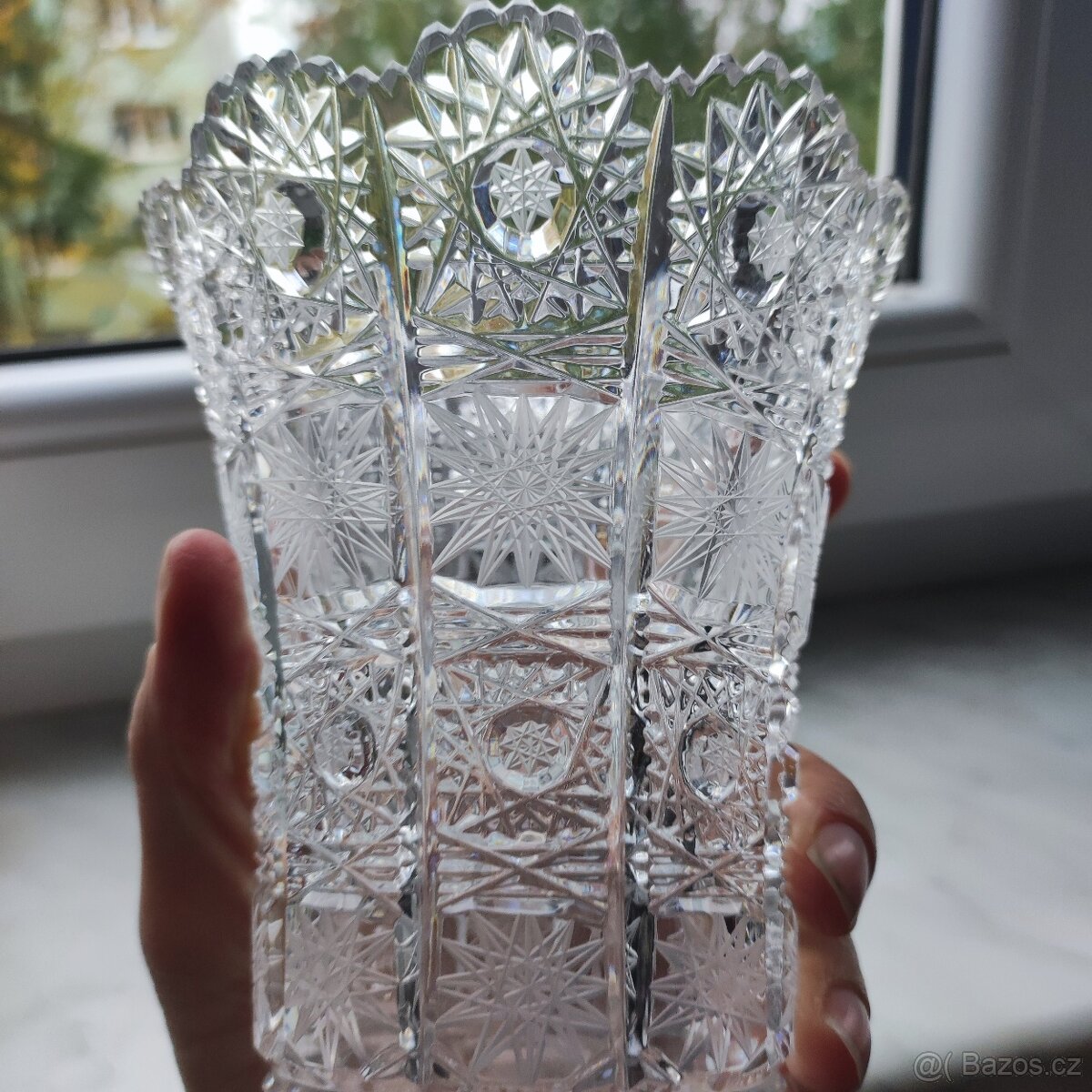 broušená váza ceasar crystal - 4