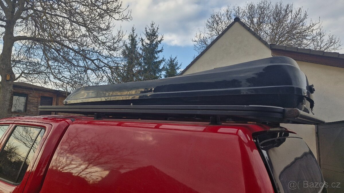 Střešní nosič + stresni box VW Amarok 2017