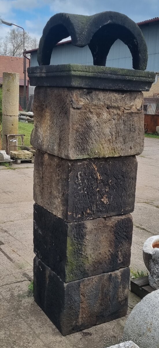 Pískovcový komín 3 - 4