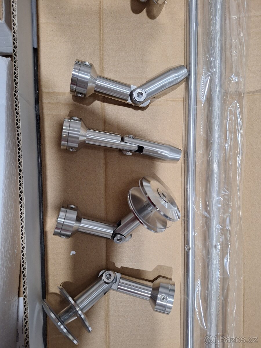 uchycení (set) na skleněný přístřešek, - 4