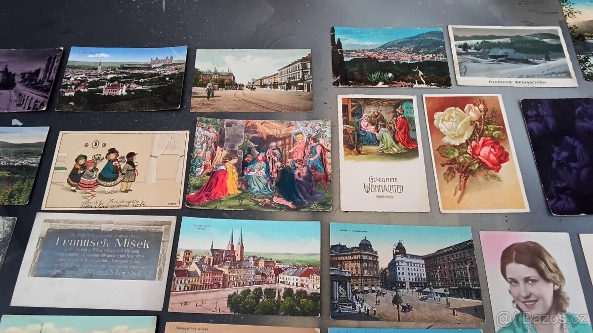 Pohledy staré různé žánry ,Kříž dřevěný . - 4