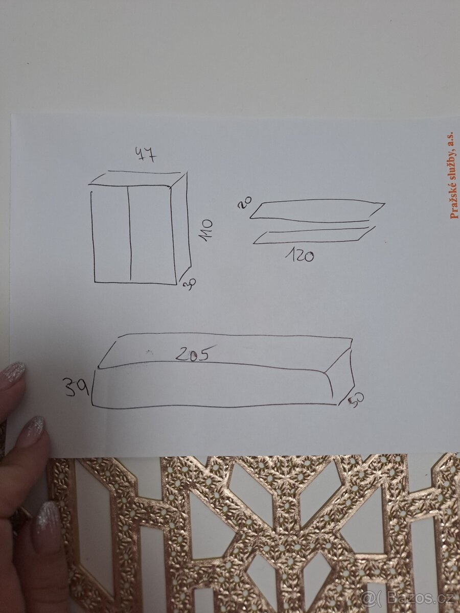 Tv stolek stěna - 4