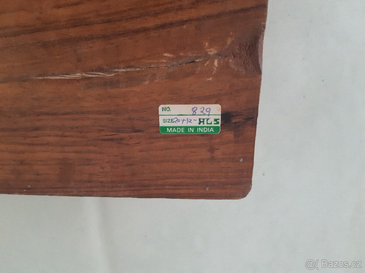 Dřevěná krabička vyřezávaná - 4